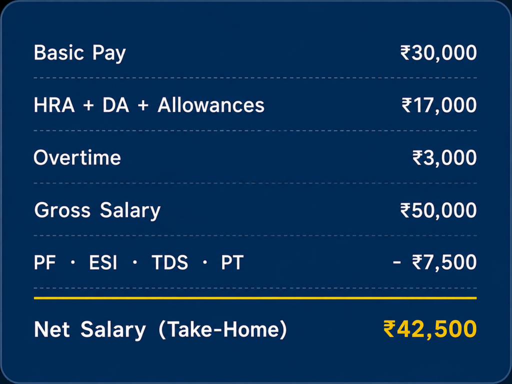 Payroll Accounts, Explained With One Real Payslip
