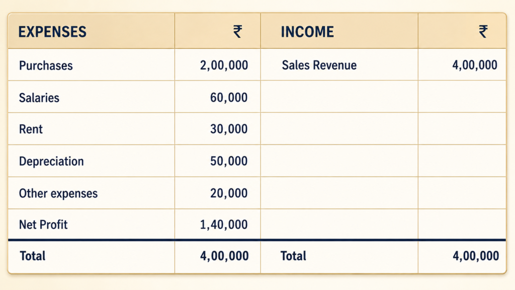 Prepare the Profit & Loss Account